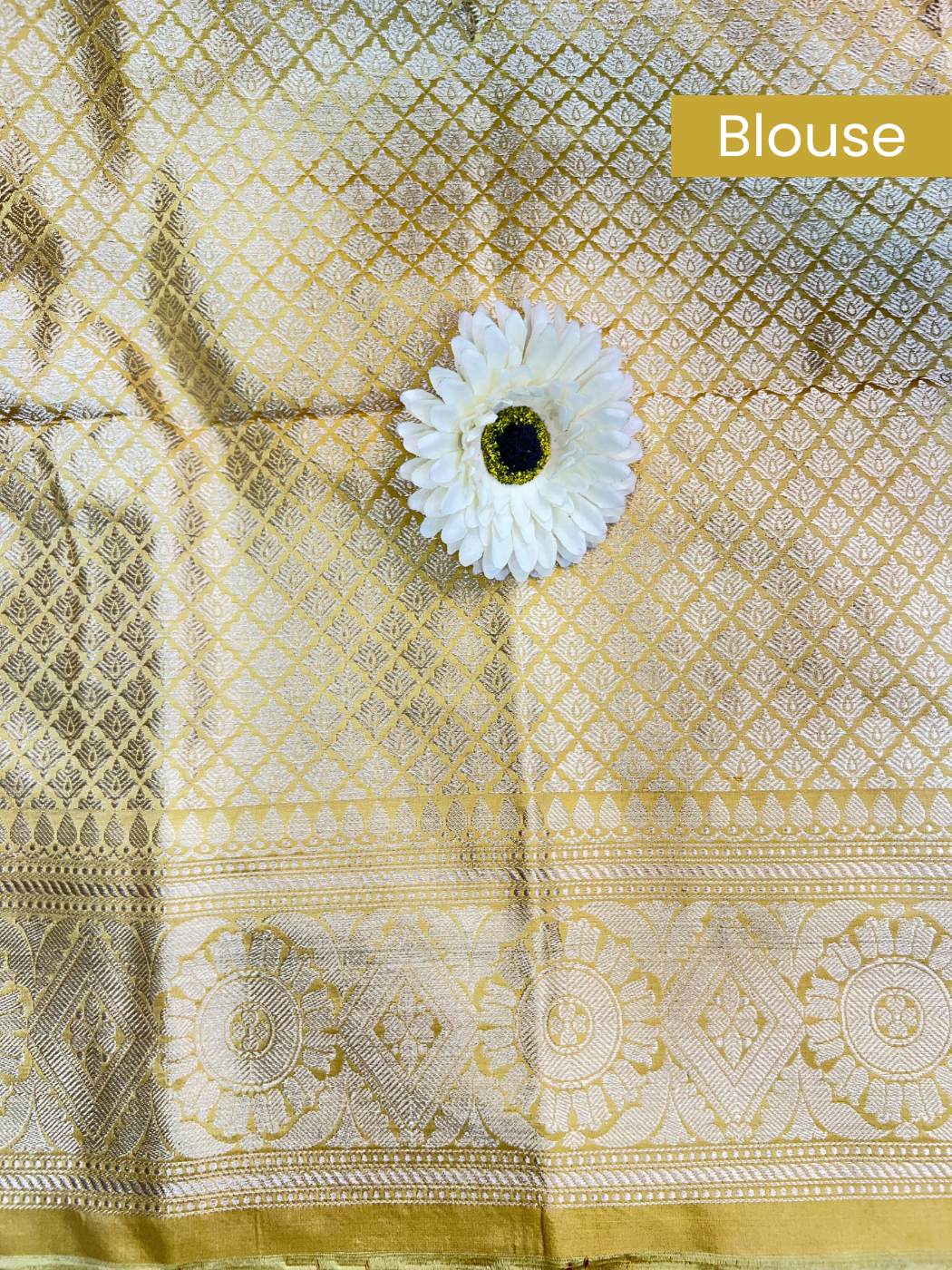 Yellow Katan Silk blouse