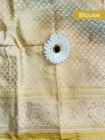 Yellow Katan Silk blouse