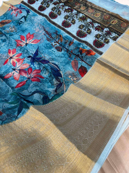 Manipuri Kota silk saree with elegant lightweight drape