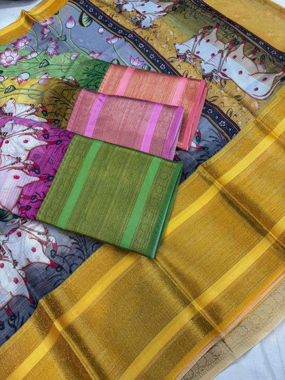 Manipuri Kota silk saree with subtle traditional motifs