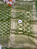 Green Viscose Silk
