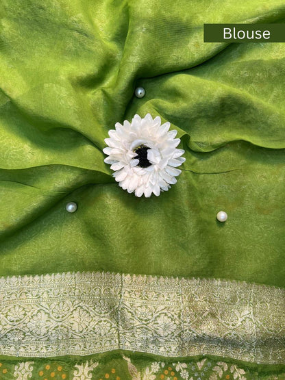 Green Viscose Silk