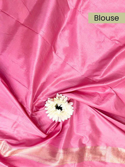 Baby Pink Katan Silk