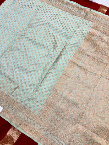 Pista Green Katan Silk