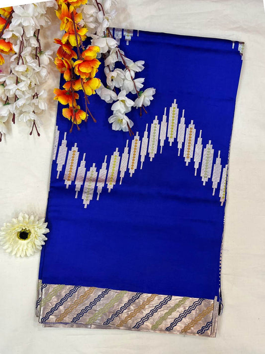 Royal Blue Katan Silk