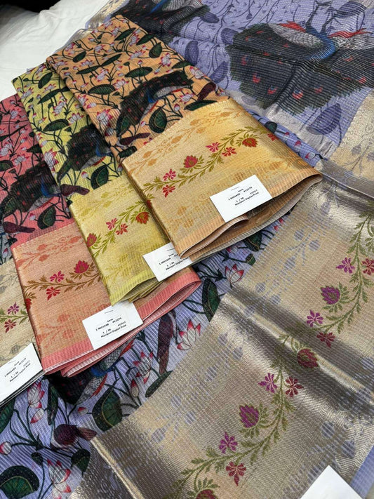 Manipuri Kota silk saree with lightweight texture and traditional patterns