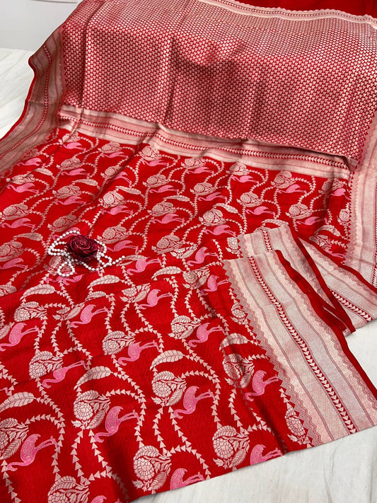 Red Katan Silk
