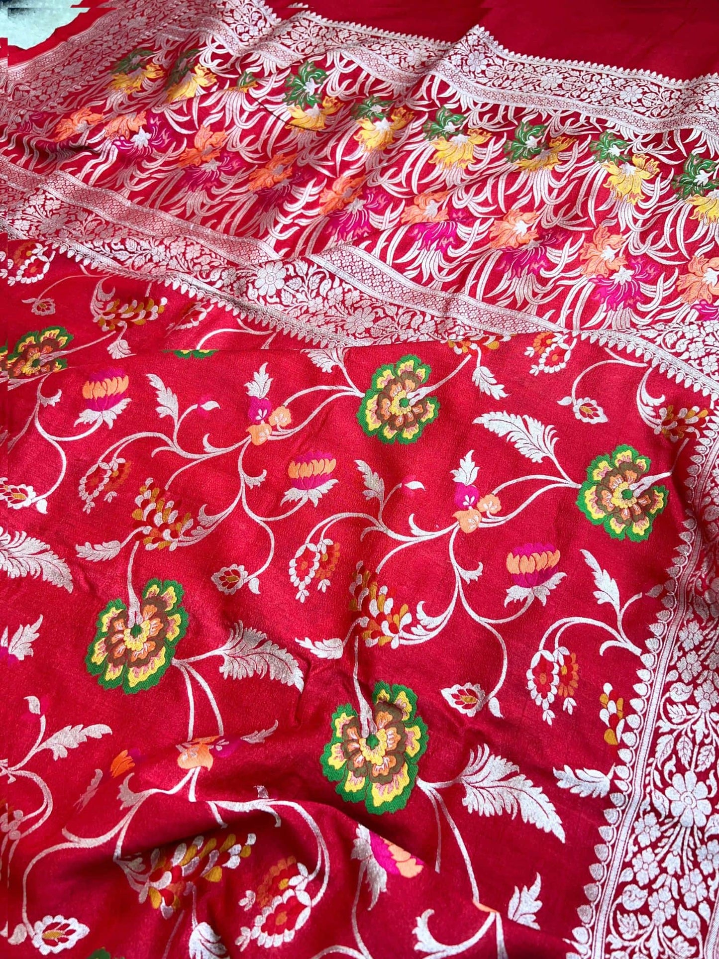 Red Moonga Silk