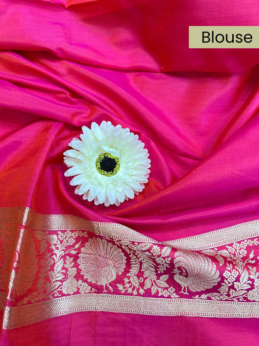 Pink Katan Silk blouse
