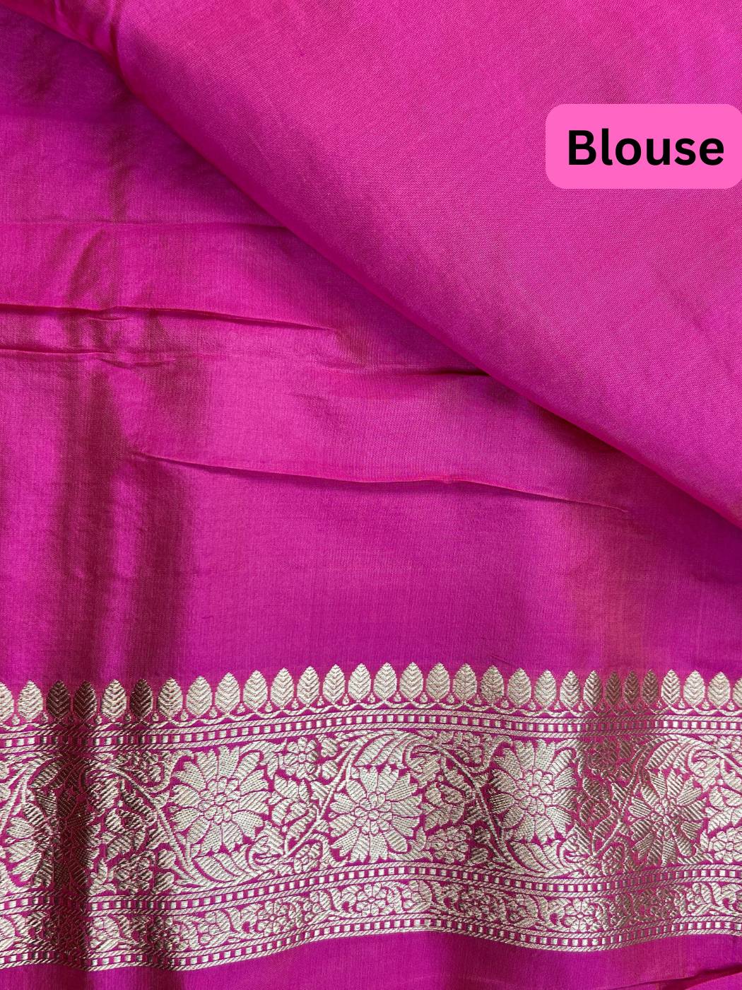 Rani Pink katan silk blouse