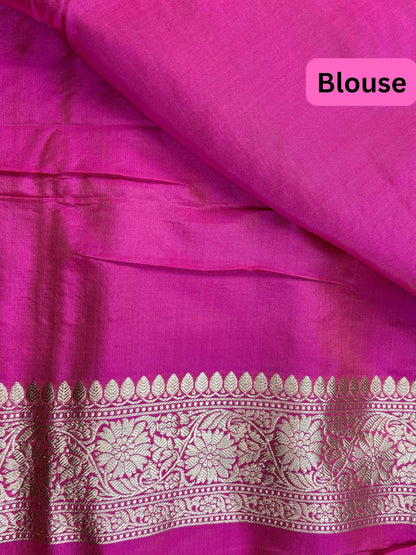 Rani Pink katan silk blouse