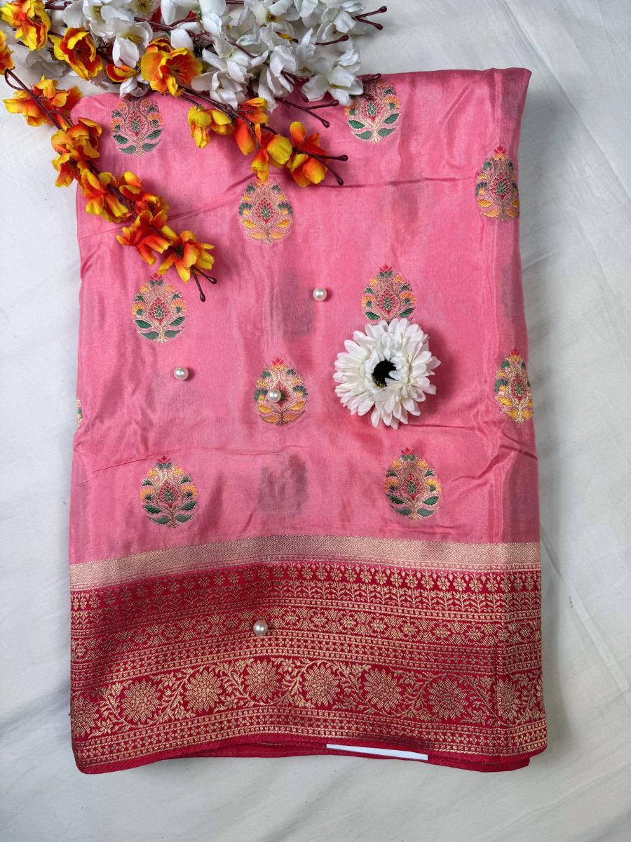 Pink Viscose Silk