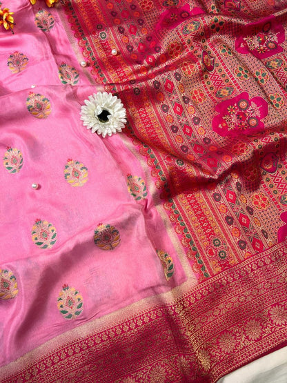 Pink Viscose Silk