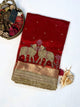 Royal Red Pichwai Nandi