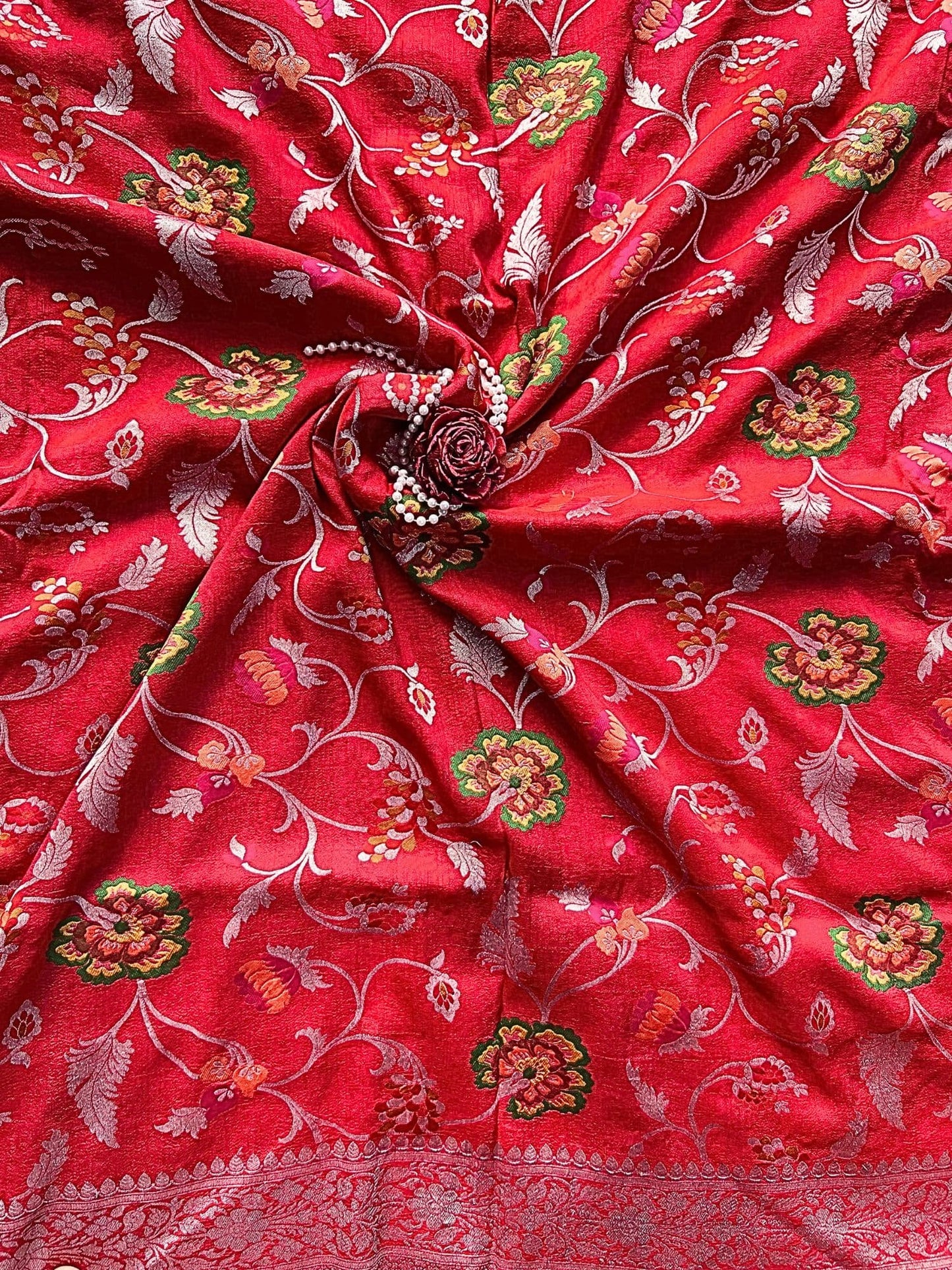 Red Moonga Silk