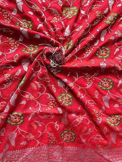 Red Moonga Silk