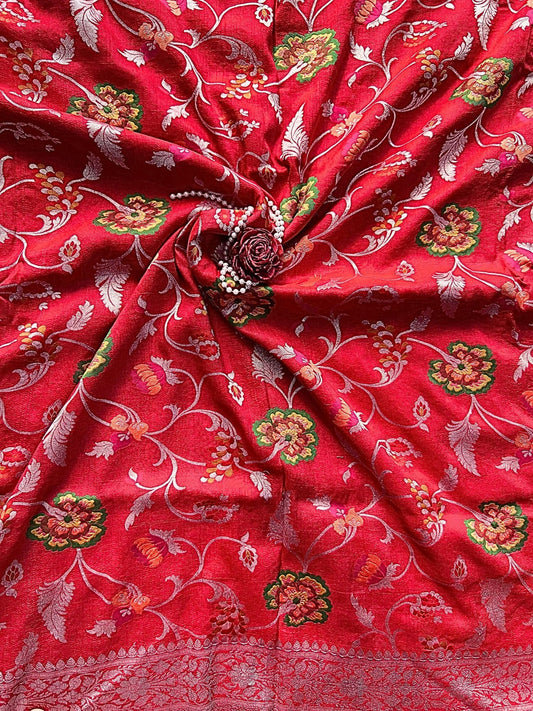 Red Moonga Silk