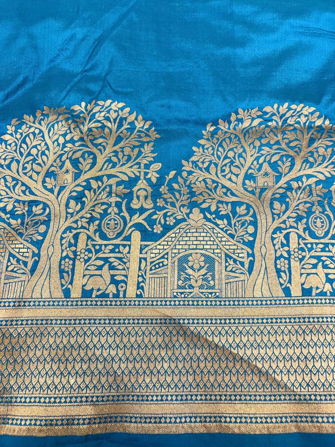 Blue Katan Silk