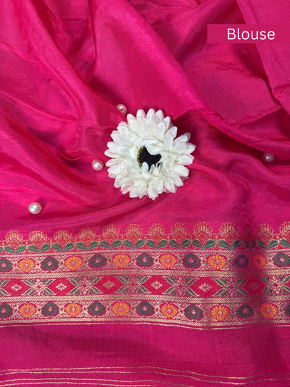 Pink Viscose Silk