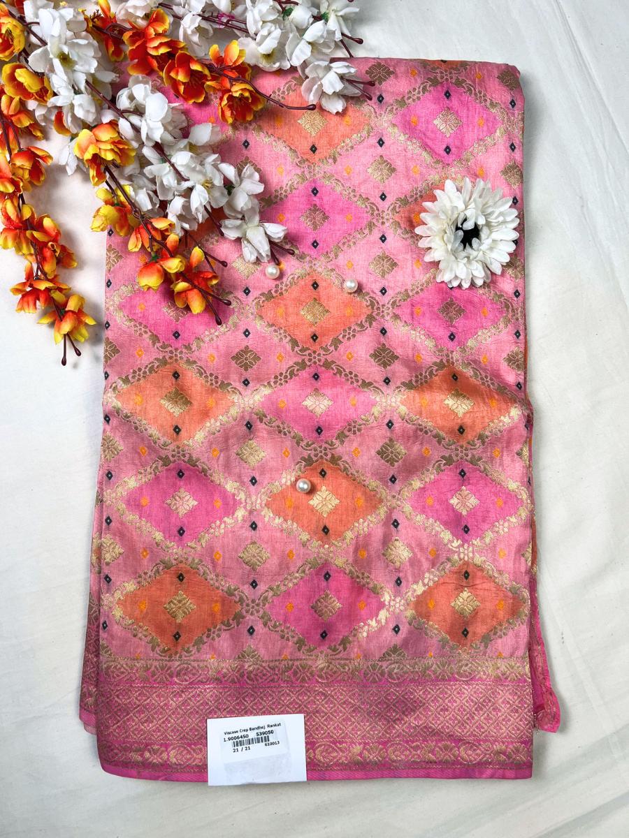 Pink Viscose Silk