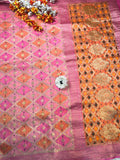 Pink Viscose Silk