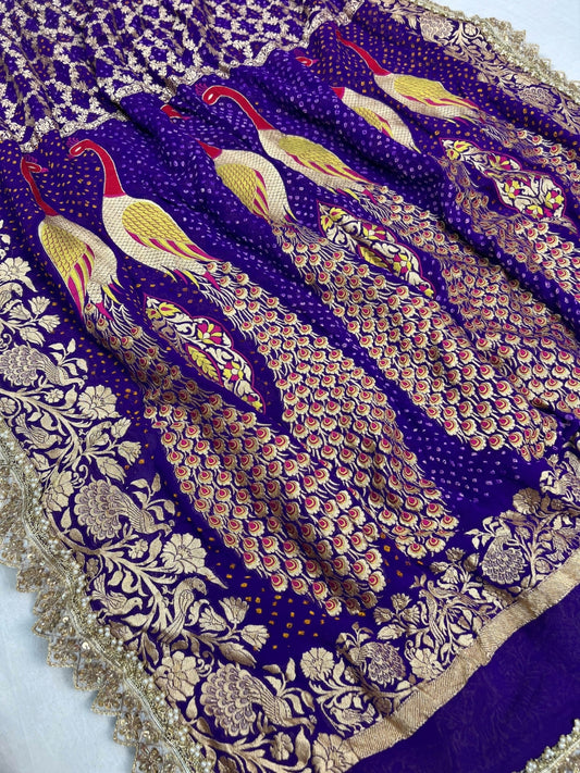 Royal Blue Bandhej