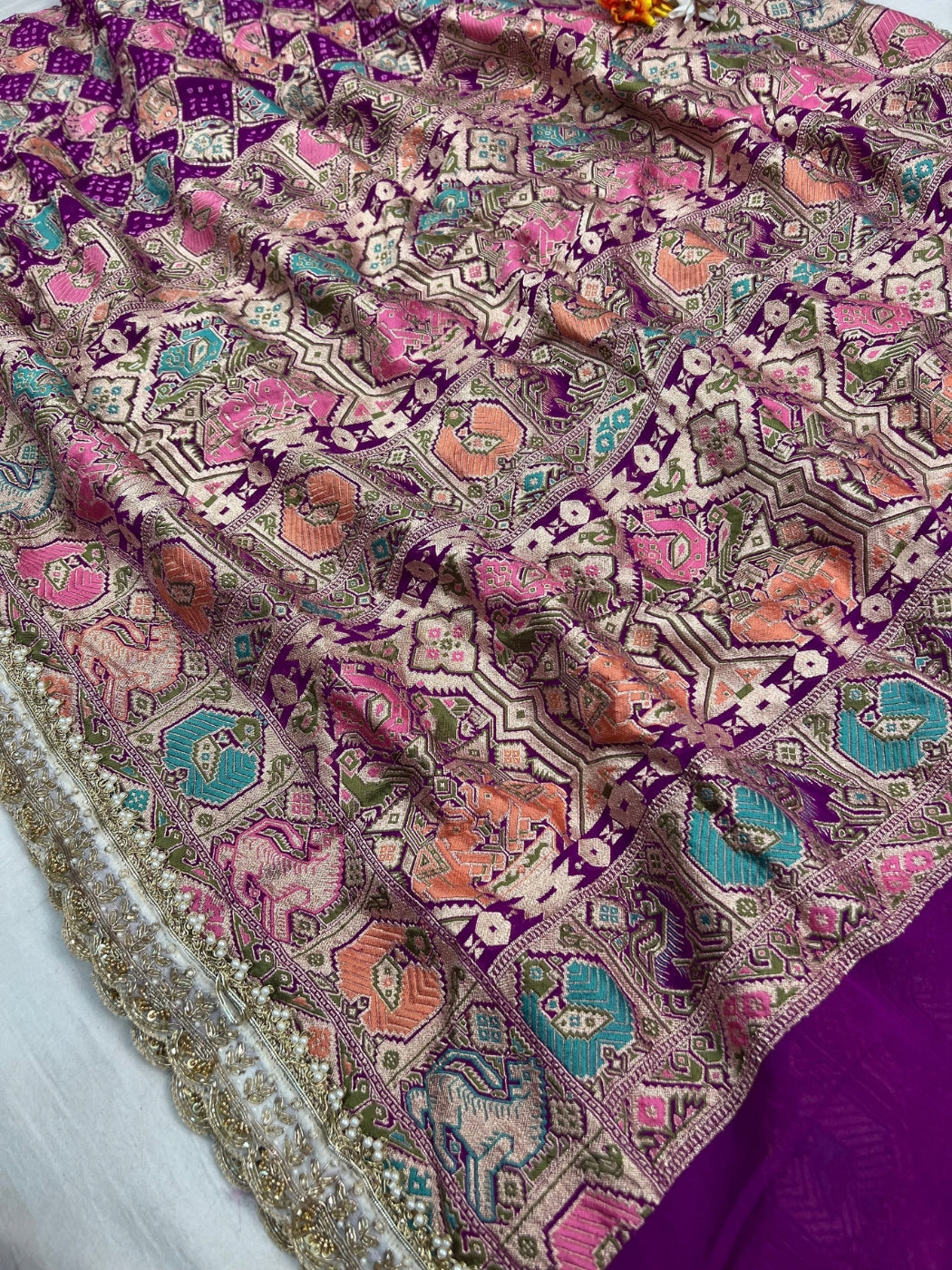 Purple Bandhej