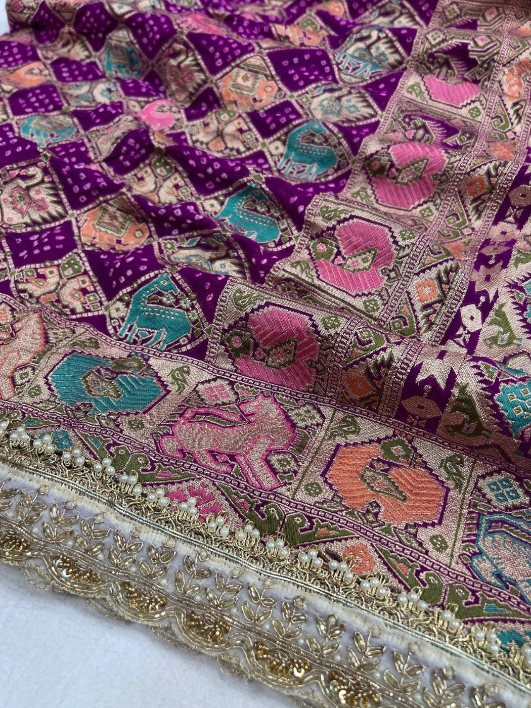 Purple Bandhej