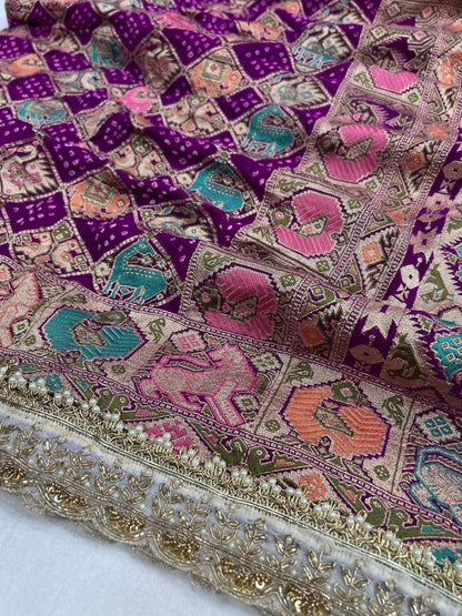 Purple Bandhej