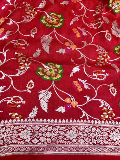 Red Moonga Silk