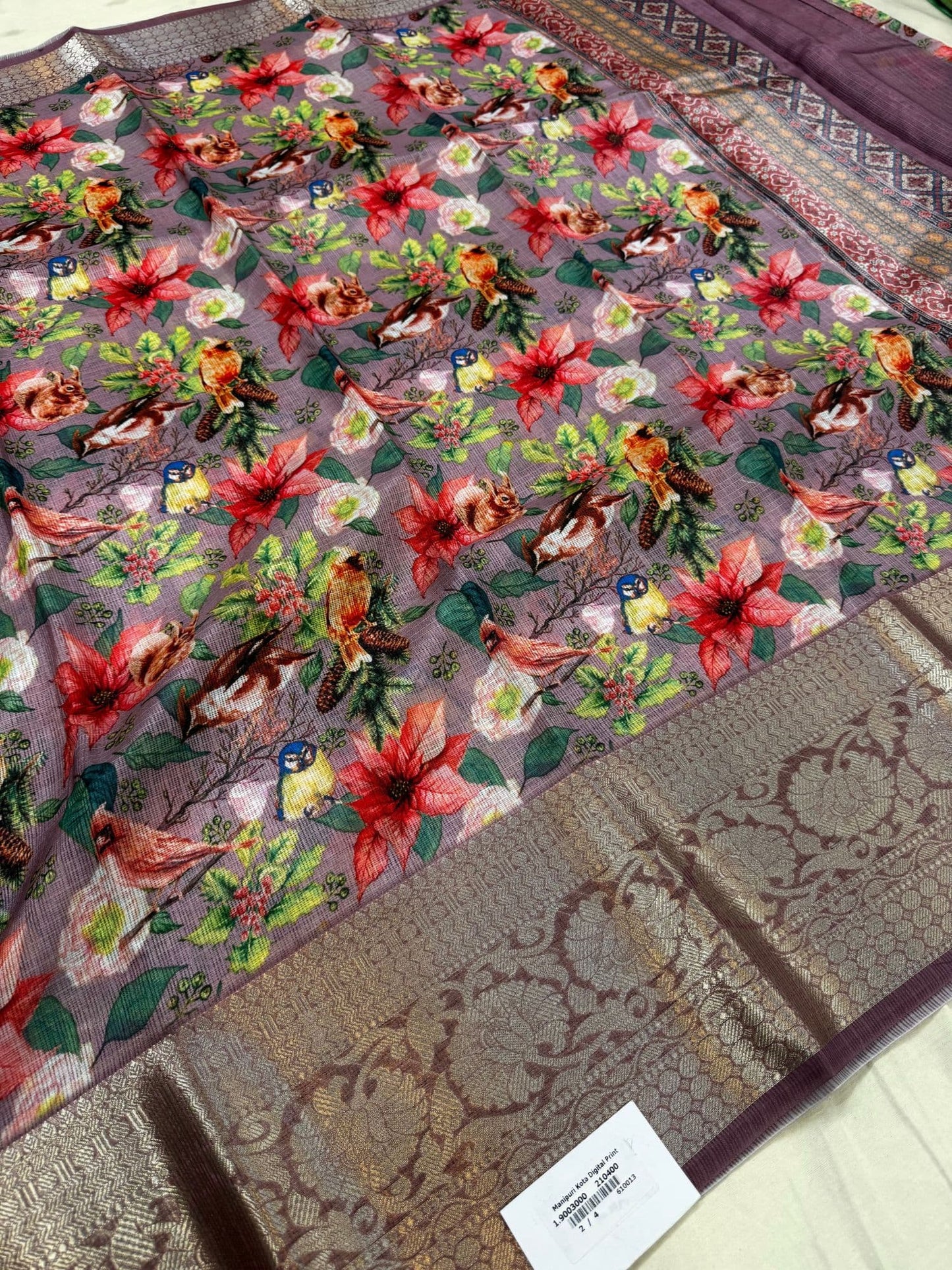 Manipuri Kota Silk Saree