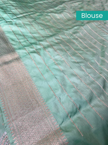 Sea Green Katan Silk Blouse
