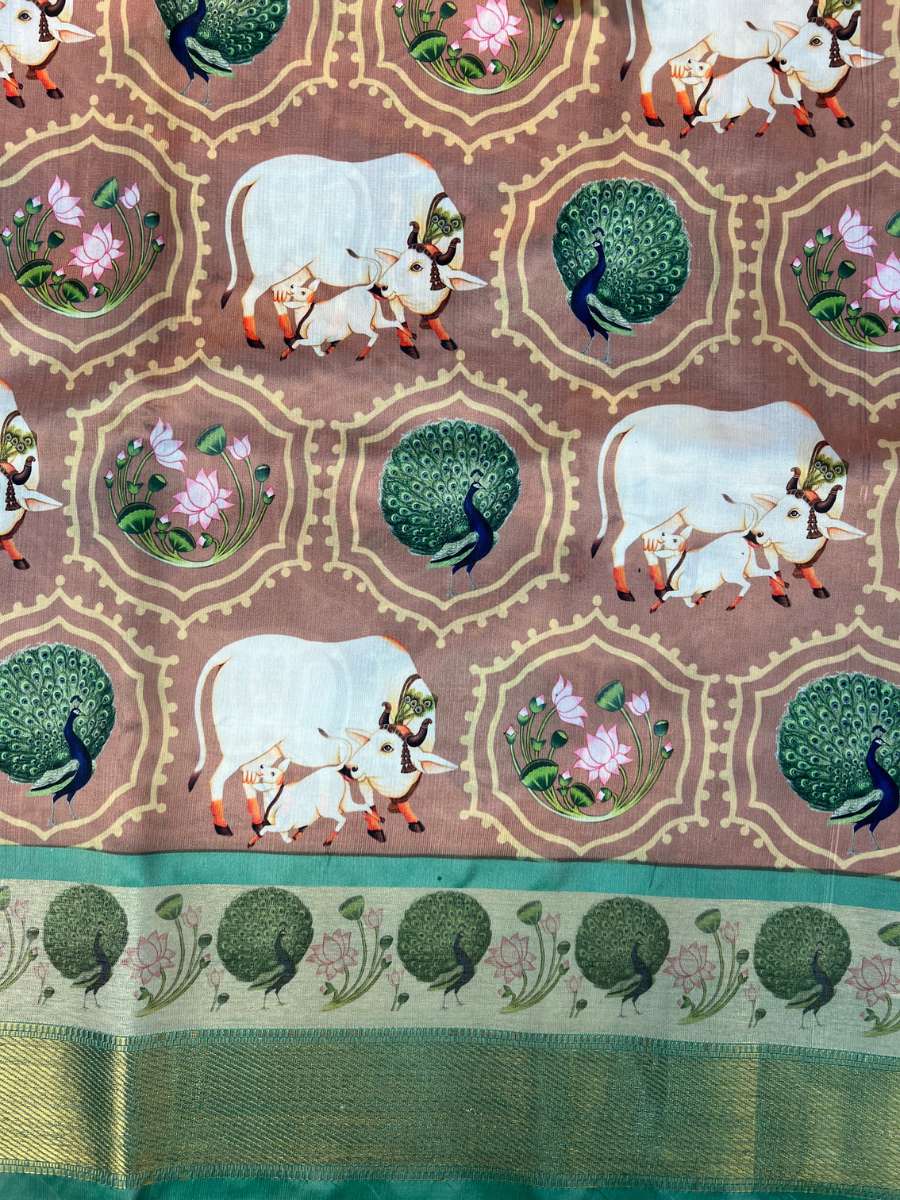 Mauve Banarasi Silk Saree - Mantavya Banaras