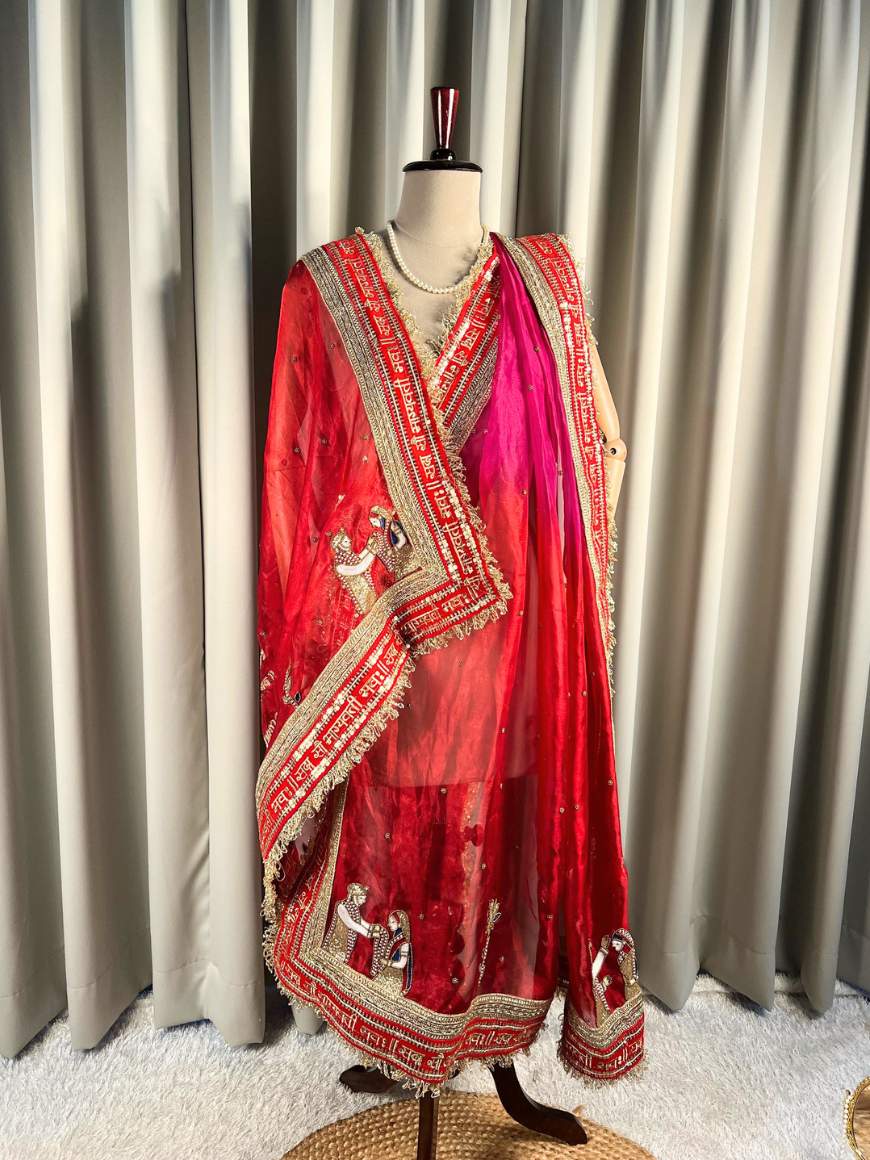 Dual Shade Saat Vachan Dupatta