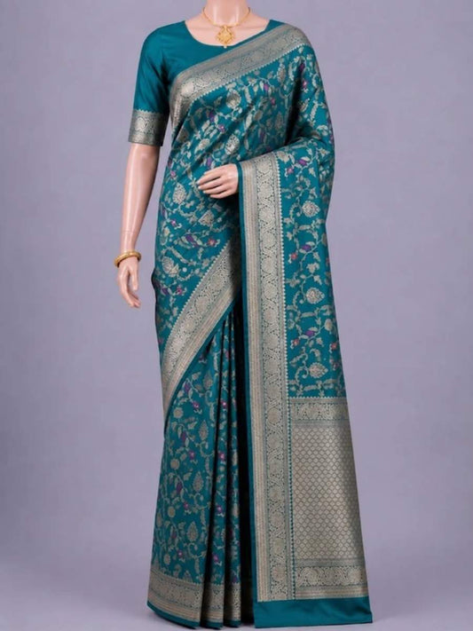 Deep Teal Blue Katan
