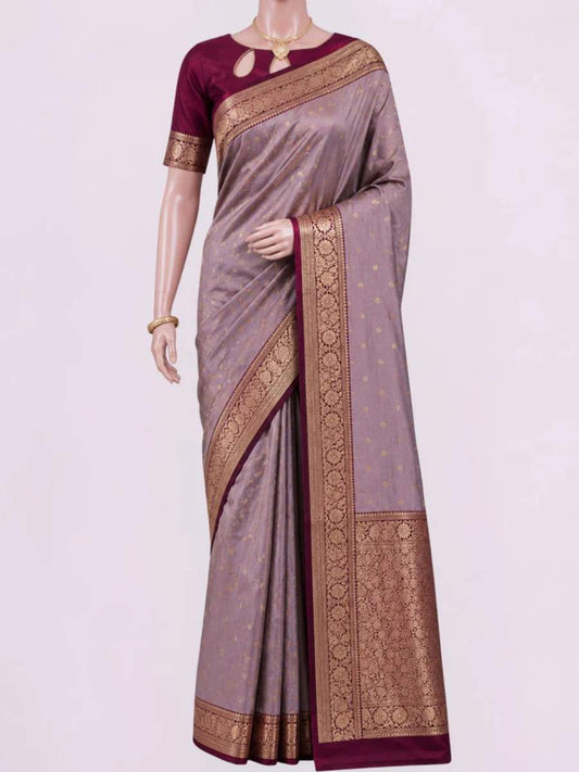 Mauve Katan Silk
