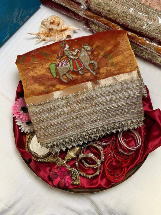 Kanjivaram Gold Saat Vachan