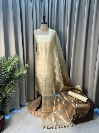 Ivory Kora Silk Suit Set