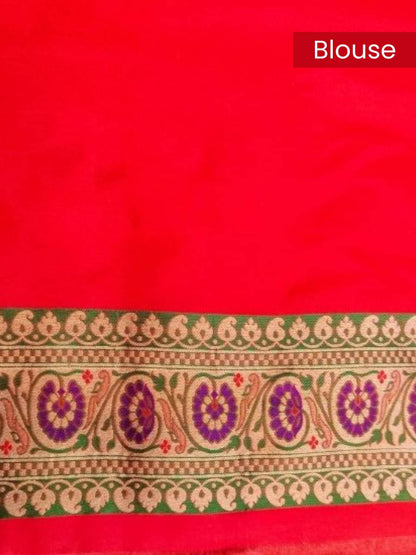 Red Katan Silk