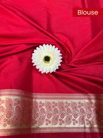 Red Katan Silk blouse