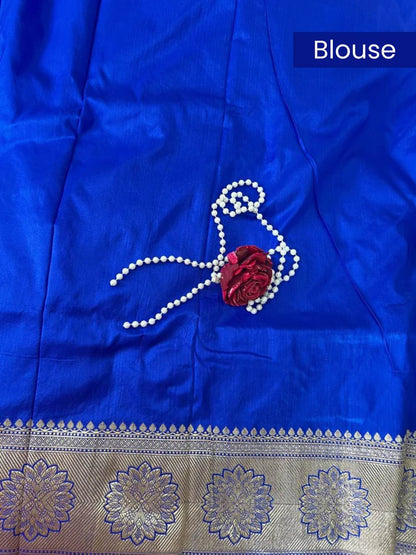 Royal Blue Katan Silk