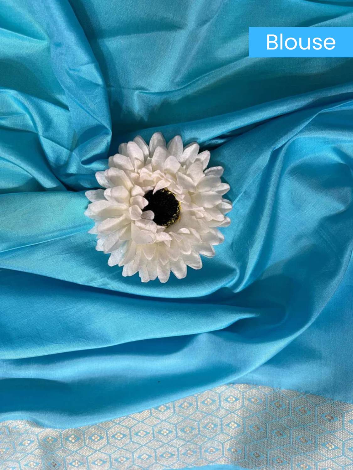 Blue Katan Silk blouse