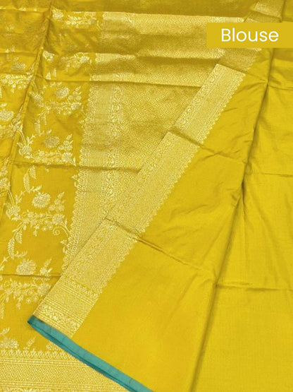 Mustard Yellow Katan Silk
