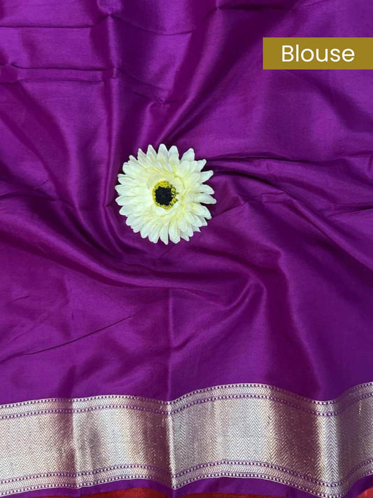 Purple Katan Silk blouse