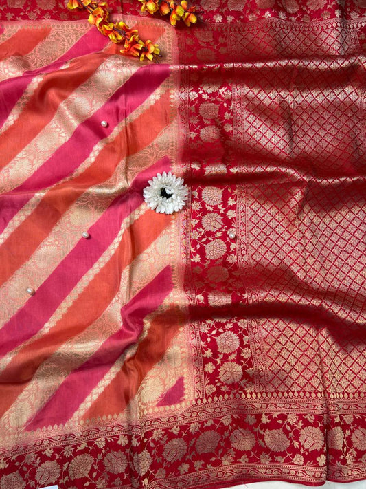Pink Multicolor Viscose