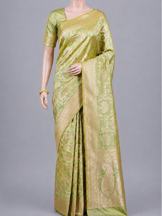 Sage Green Katan Silk