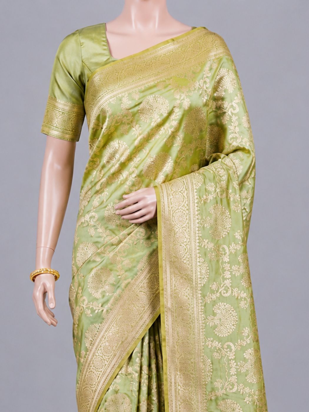 Sage Green Katan Silk