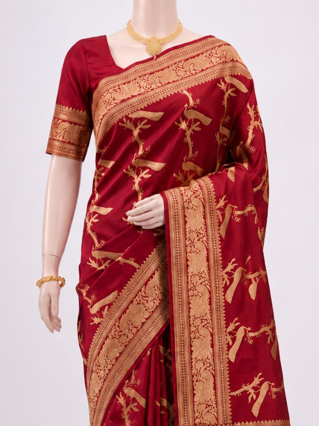 Red Katan Silk