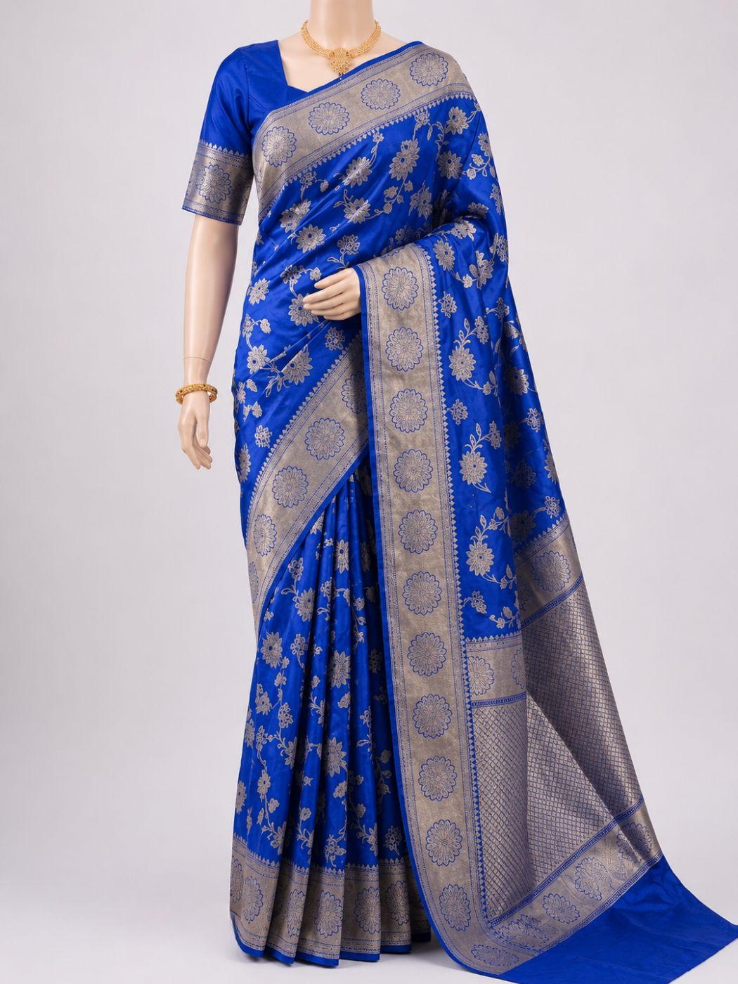 Royal Blue Katan Silk
