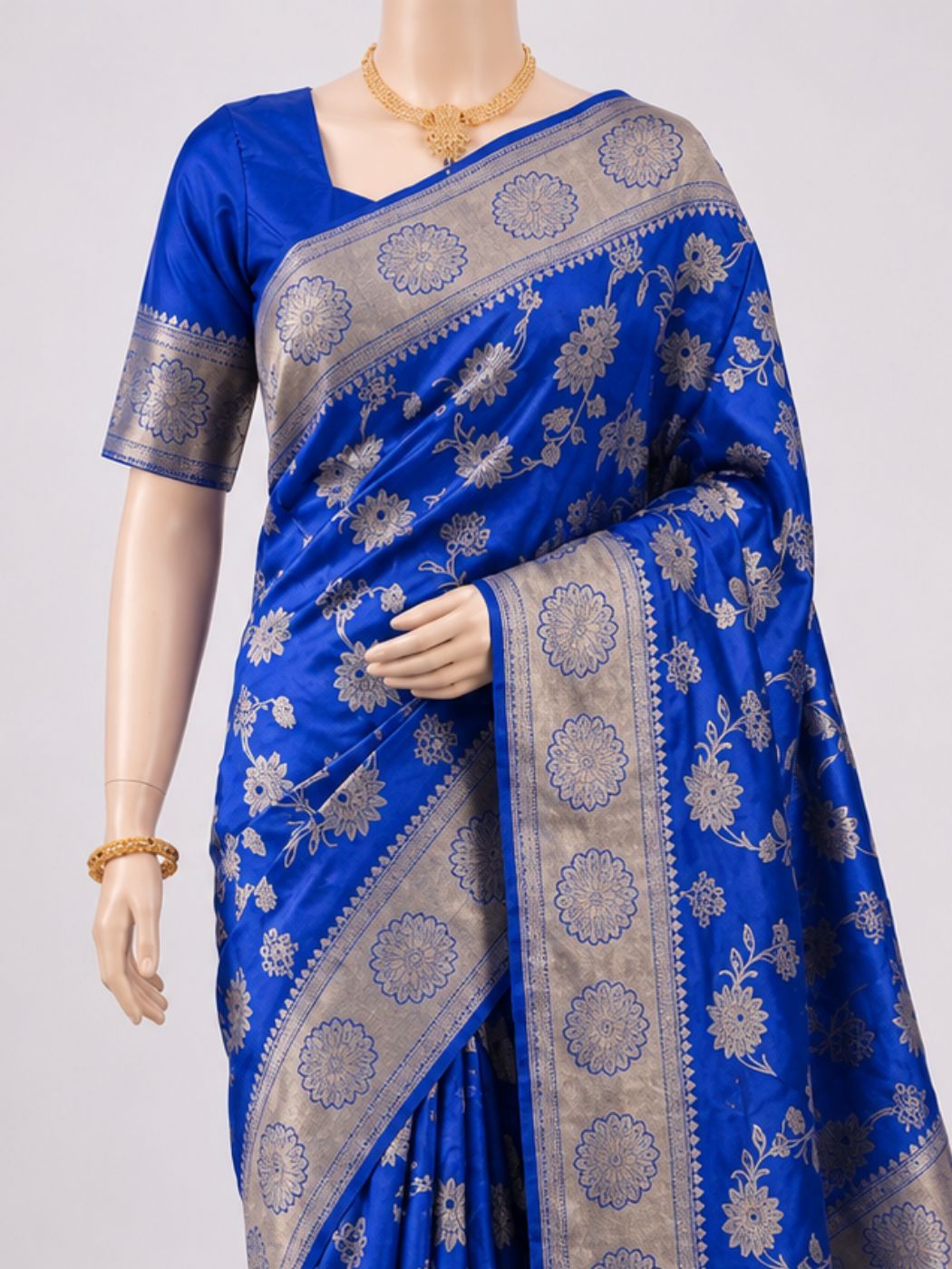 Royal Blue Katan Silk
